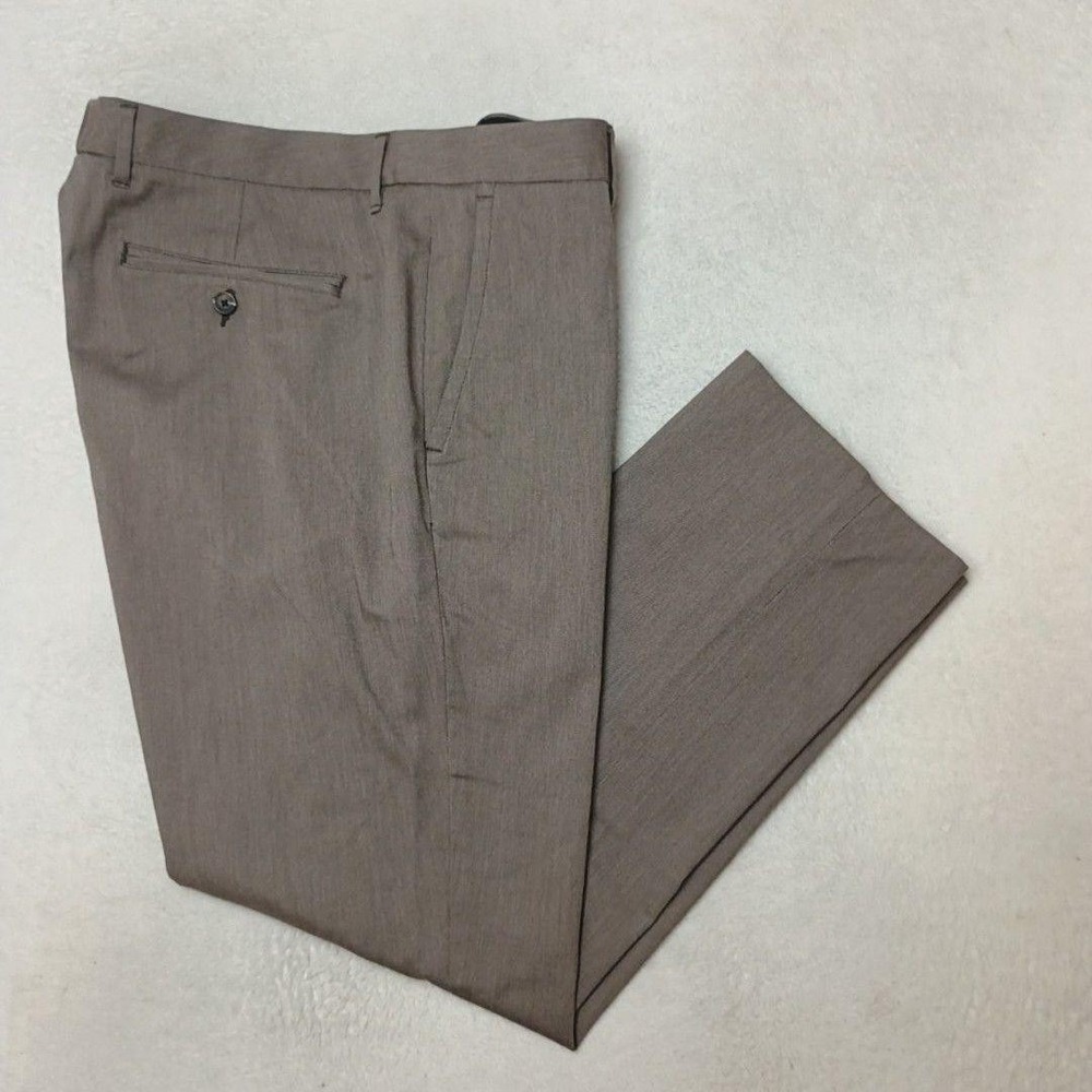 Bonobos Pants Men 36x30 Brown Thursday Slim Workday Warrior Chino Khaki Work